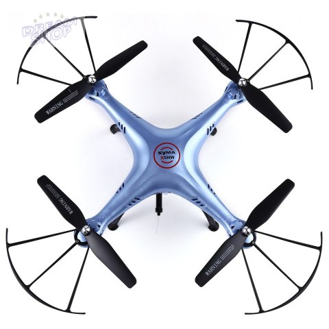 Dron RC Syma X5HW 2,4GHz Kamera Wi-Fi niebieski