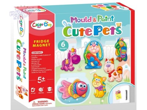 Kreatywny Zestaw Stwórz Magnes, Odlew DIY CUTE PETS - UROCZE ZWIERZĄTKA Zrób To Sam Kreatywny Zestaw Stwórz Magnes, Odlew DIY CUTE PETS - UROCZE ZWIERZĄTKA Zrób To Sam