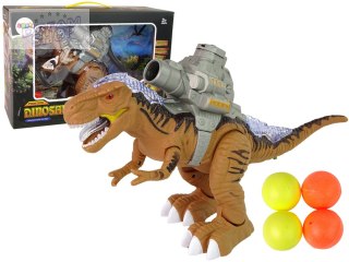 Dinozaur z Katapultą Chodzi Strzela Brązowy