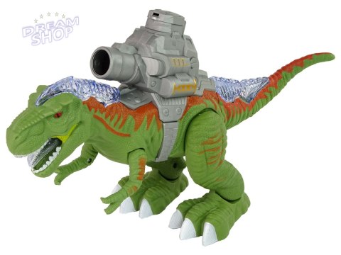 Dinozaur z Katapultą Chodzi Strzela Zielony Dinozaur z Katapultą Chodzi Strzela Zielony