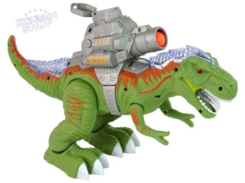 Dinozaur z Katapultą Chodzi Strzela Zielony Dinozaur z Katapultą Chodzi Strzela Zielony