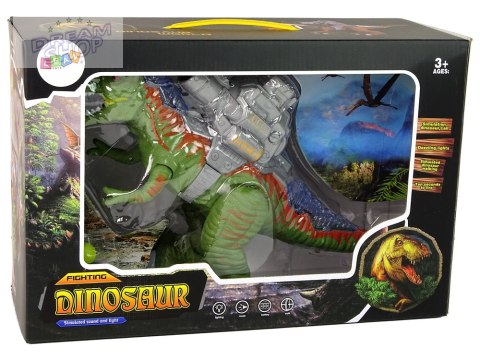 Dinozaur z Katapultą Chodzi Strzela Zielony Dinozaur z Katapultą Chodzi Strzela Zielony