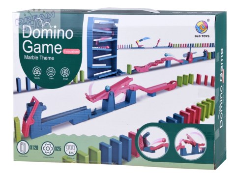 Gra Domino klocki układanka przeszkody GR0605 Gra Domino klocki układanka przeszkody GR0605