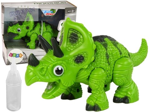 Interaktywny Dinozaur Triceratops Para Wodna Dźwięk Zielony Interaktywny Dinozaur Triceratops Para Wodna Dźwięk Zielony