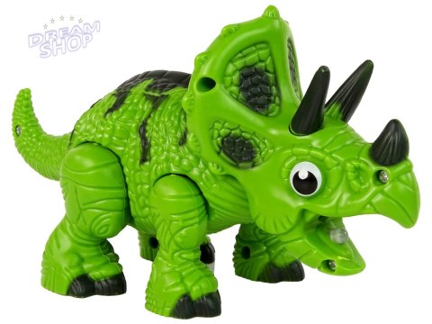 Interaktywny Dinozaur Triceratops Para Wodna Dźwięk Zielony Interaktywny Dinozaur Triceratops Para Wodna Dźwięk Zielony