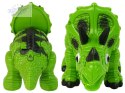 Interaktywny Dinozaur Triceratops Para Wodna Dźwięk Zielony