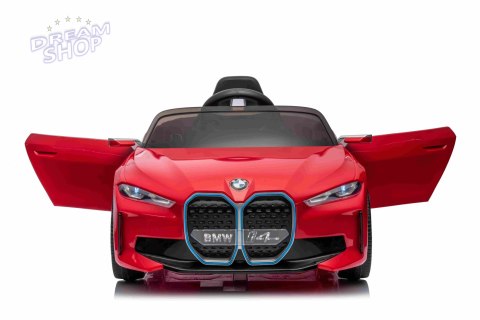 Pojazd BMW I4 Czerwony Pojazd BMW I4 Czerwony