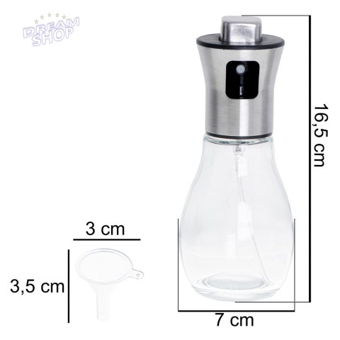 Spryskiwacz dozownik do oleju oliwy 200ml Spryskiwacz dozownik do oleju oliwy 200ml
