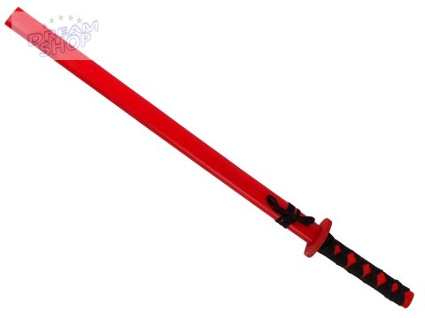 Drewniany Miecz Czerwony Rekwizyt Dla Rycerza 73 cm Drewniany Miecz Czerwony Rekwizyt Dla Rycerza 73 cm