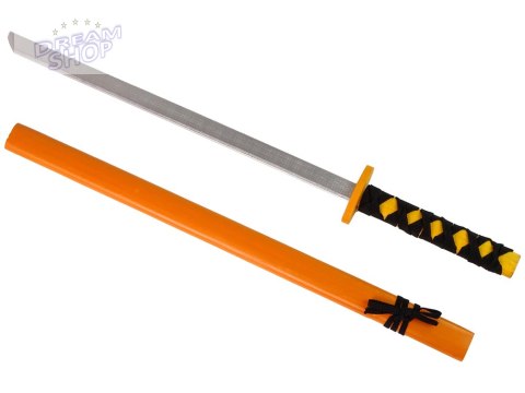 Drewniany Miecz Pomarańczowy Rekwizyt Dla Rycerza 73 cm Drewniany Miecz Pomarańczowy Rekwizyt Dla Rycerza 73 cm