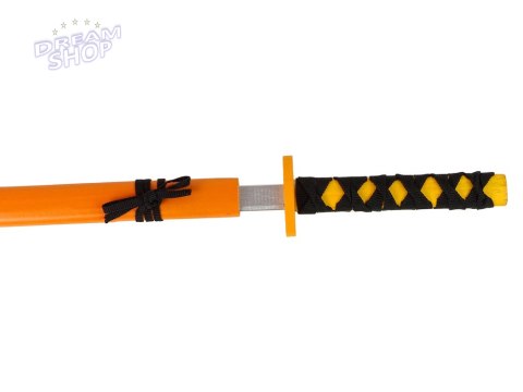 Drewniany Miecz Pomarańczowy Rekwizyt Dla Rycerza 73 cm Drewniany Miecz Pomarańczowy Rekwizyt Dla Rycerza 73 cm