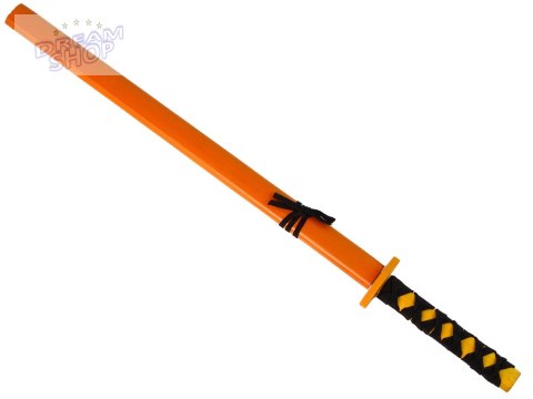 Drewniany Miecz Pomarańczowy Rekwizyt Dla Rycerza 73 cm Drewniany Miecz Pomarańczowy Rekwizyt Dla Rycerza 73 cm