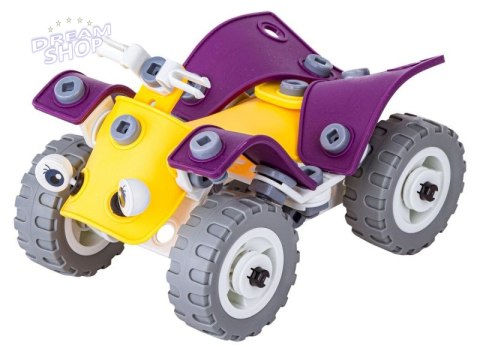 Klocki Elastyczne, Konstrukcyjne 100 El. Auto, Wyścigówka, Quad, Helikopter, Samolot Do Rozkręcania I Skręcania 4w1 Klocki Elastyczne, Konstrukcyjne 100 El. Auto, Wyścigówka, Quad, Helikopter, Samolot Do Rozkręcania I Skręcania 4w1