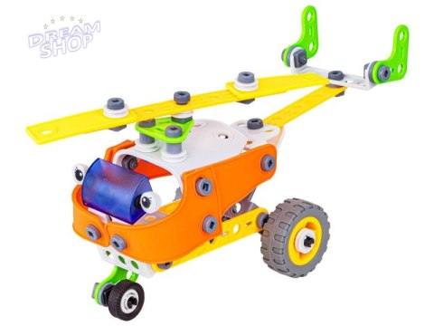 Klocki Elastyczne, Konstrukcyjne 164 El. Auto, Quad, Helikopter, Samolot, Robot Do Rozkręcania I Skręcania 5w1 Klocki Elastyczne, Konstrukcyjne 164 El. Auto, Quad, Helikopter, Samolot, Robot Do Rozkręcania I Skręcania 5w1