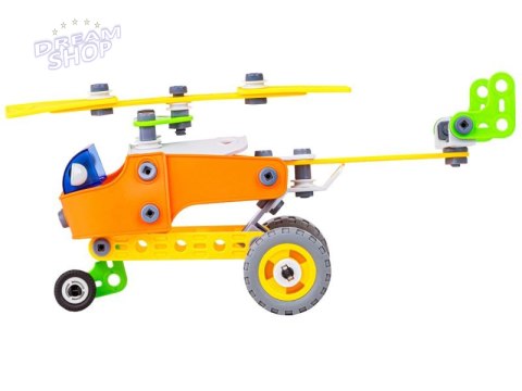 Klocki Elastyczne, Konstrukcyjne 164 El. Auto, Quad, Helikopter, Samolot, Robot Do Rozkręcania I Skręcania 5w1 Klocki Elastyczne, Konstrukcyjne 164 El. Auto, Quad, Helikopter, Samolot, Robot Do Rozkręcania I Skręcania 5w1
