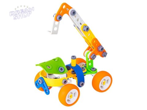 Klocki Konstrukcyjne, Elastyczne 167 El. Pojazdy Budowlane, Auto, Wyścigówka, Samolot, Robot Do Rozkręcania I Skręcania 10w1 Klocki Konstrukcyjne, Elastyczne 167 El. Pojazdy Budowlane, Auto, Wyścigówka, Samolot, Robot Do Rozkręcania I Skręcania 10w1