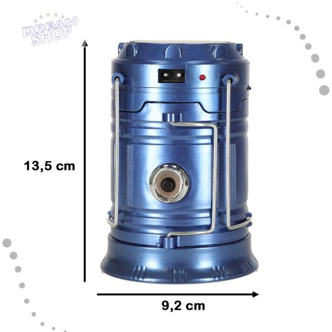 Lampa turystyczna lampka latarka biwakowa solarna Lampa turystyczna lampka latarka biwakowa solarna