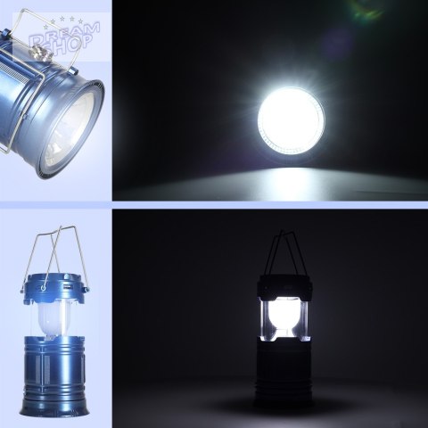 Lampa turystyczna lampka latarka biwakowa solarna Lampa turystyczna lampka latarka biwakowa solarna