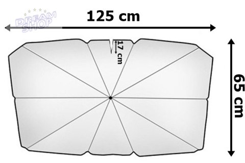 Osłona przeciwsłoneczna parasol UV HELIOS do auta Osłona przeciwsłoneczna parasol UV HELIOS do auta