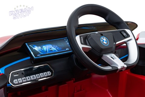 Pojazd BMW I4 Czerwony Pojazd BMW I4 Czerwony