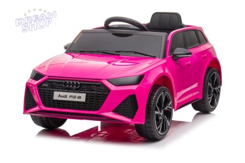 Pojazd na Akumulator Audi RS6 BRD-2118 Różowy Pojazd na Akumulator Audi RS6 BRD-2118 Różowy