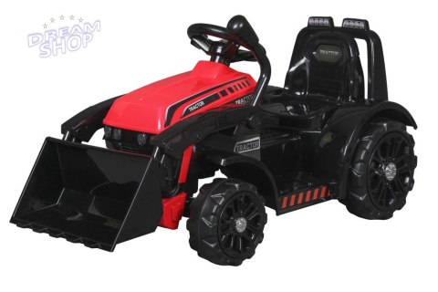 Traktor na Akumulator ZP1001B Z Łyżką Klakson Czerwony Traktor na Akumulator ZP1001B Z Łyżką Klakson Czerwony