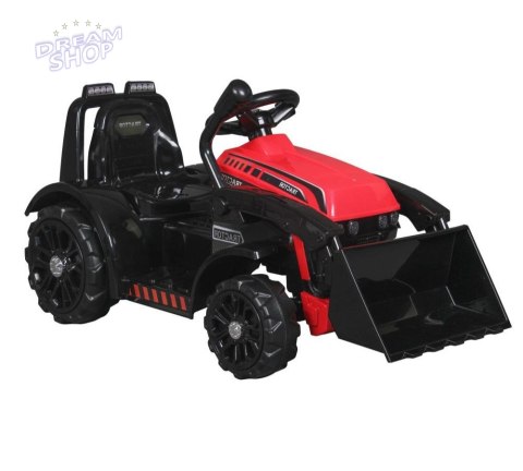 Traktor na Akumulator ZP1001B Z Łyżką Klakson Czerwony Traktor na Akumulator ZP1001B Z Łyżką Klakson Czerwony