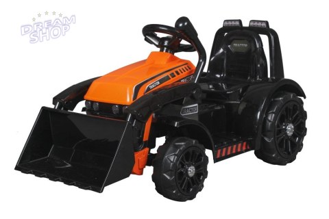 Traktor na Akumulator ZP1001B Z Łyżką Klakson Pomarańczowy Traktor na Akumulator ZP1001B Z Łyżką Klakson Pomarańczowy