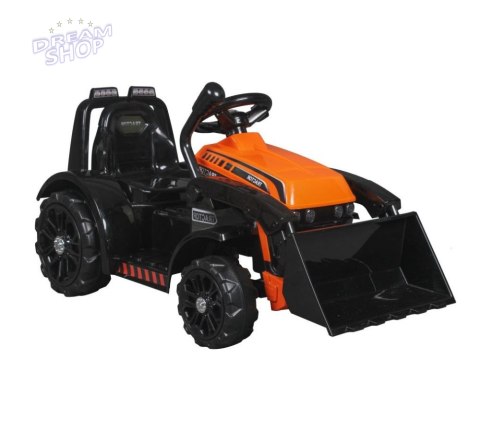Traktor na Akumulator ZP1001B Z Łyżką Klakson Pomarańczowy Traktor na Akumulator ZP1001B Z Łyżką Klakson Pomarańczowy