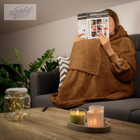 Bluzair Koco Bluza Oversize z Kapturem Toffee 4w1 Bluzair Koco Bluza Oversize z Kapturem Toffee 4w1