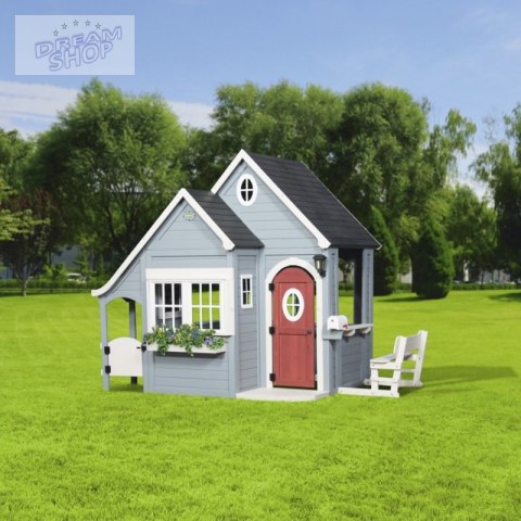 Drewniany domek ogrodowy dla dzieci Wiosenny Backyard Discovery Drewniany domek ogrodowy dla dzieci Wiosenny Backyard Discovery