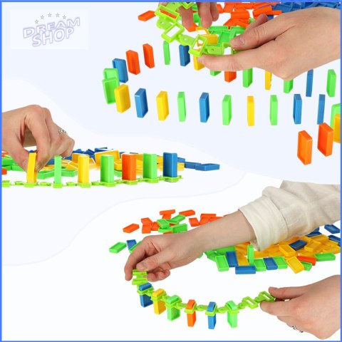 Gra edukacyjna klocki domino samolot z wyrzutnią Gra edukacyjna klocki domino samolot z wyrzutnią