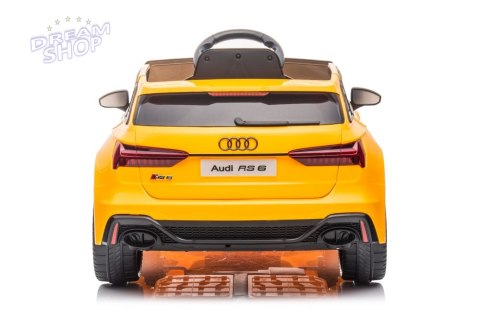 Pojazd na Akumulator Audi RS6 BRD-2118 Żółty Pojazd na Akumulator Audi RS6 BRD-2118 Żółty