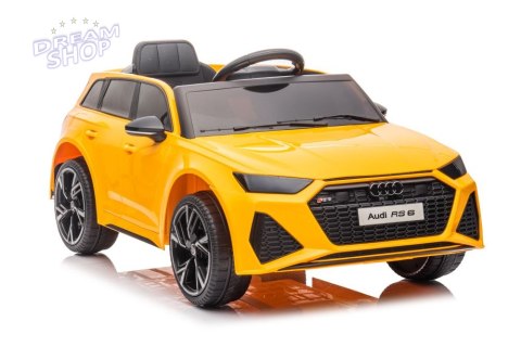 Pojazd na Akumulator Audi RS6 BRD-2118 Żółty Pojazd na Akumulator Audi RS6 BRD-2118 Żółty