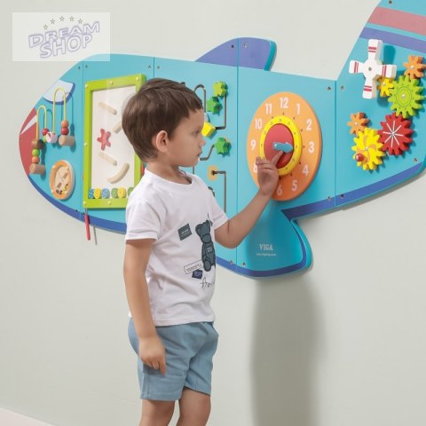 Sensoryczna Edukacyjna Tablica Drewniana Manipulacyjna Viga Samolot Sensoryczna Edukacyjna Tablica Drewniana Manipulacyjna Viga Samolot