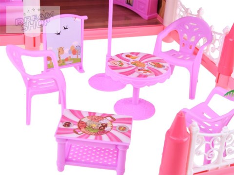 Domek willa dla lalek + mebelki 222 el. ZA4456 Domek willa dla lalek + mebelki 222 el. ZA4456