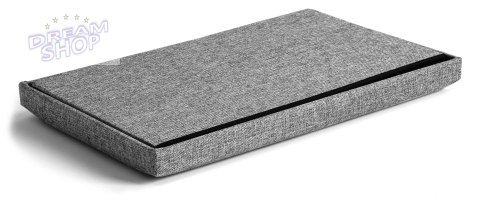 Pufa składana materiałowa DIEGO szary rozmiar XL Pufa składana materiałowa DIEGO szary rozmiar XL