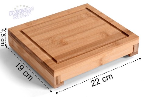 Deska bambusowa do serów WARNA z nożami 22 cm Deska bambusowa do serów WARNA z nożami 22 cm