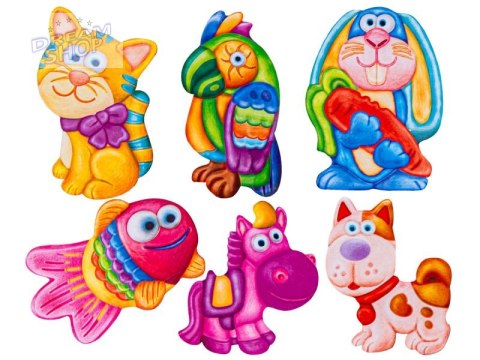 Kreatywny Zestaw Stwórz Magnes, Odlew DIY CUTE PETS - UROCZE ZWIERZĄTKA Zrób To Sam Kreatywny Zestaw Stwórz Magnes, Odlew DIY CUTE PETS - UROCZE ZWIERZĄTKA Zrób To Sam