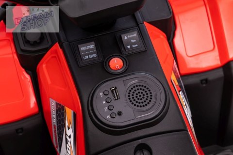 Quad Na Akumulator JC915 Czerwony Quad Na Akumulator JC915 Czerwony