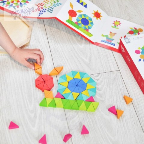 TOOKY TOY Puzzle Ośmiokątne Drewniana Mozaika Edukacyjna (73el.) TOOKY TOY Puzzle Ośmiokątne Drewniana Mozaika Edukacyjna (73el.)