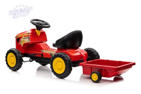 Traktor Na Pedały G206 Czerwony Traktor Na Pedały G206 Czerwony