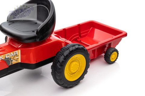Traktor Na Pedały G206 Czerwony Traktor Na Pedały G206 Czerwony