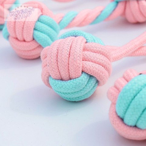 Zestaw 7 zabawek szarpaków dla psa PINKY Zestaw 7 zabawek szarpaków dla psa PINKY