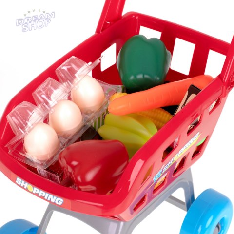 Supermarket sklep kasa fiskalna + wózek model 2 Supermarket sklep kasa fiskalna + wózek model 2
