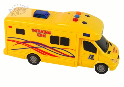 Auto Camper Wycieczka Napęd Frykcyjny Dźwięk Światła Auto Camper Wycieczka Napęd Frykcyjny Dźwięk Światła