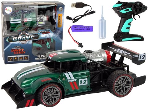 Auto Zdalnie Sterowane Sportowe R/C 1:16 Zielone Para Wodna Auto Zdalnie Sterowane Sportowe R/C 1:16 Zielone Para Wodna