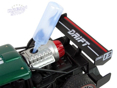 Auto Zdalnie Sterowane Sportowe R/C 1:16 Zielone Para Wodna Auto Zdalnie Sterowane Sportowe R/C 1:16 Zielone Para Wodna