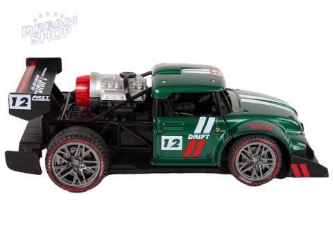 Auto Zdalnie Sterowane Sportowe R/C 1:16 Zielone Para Wodna Auto Zdalnie Sterowane Sportowe R/C 1:16 Zielone Para Wodna