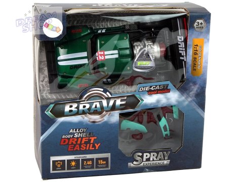 Auto Zdalnie Sterowane Sportowe R/C 1:16 Zielone Para Wodna Auto Zdalnie Sterowane Sportowe R/C 1:16 Zielone Para Wodna